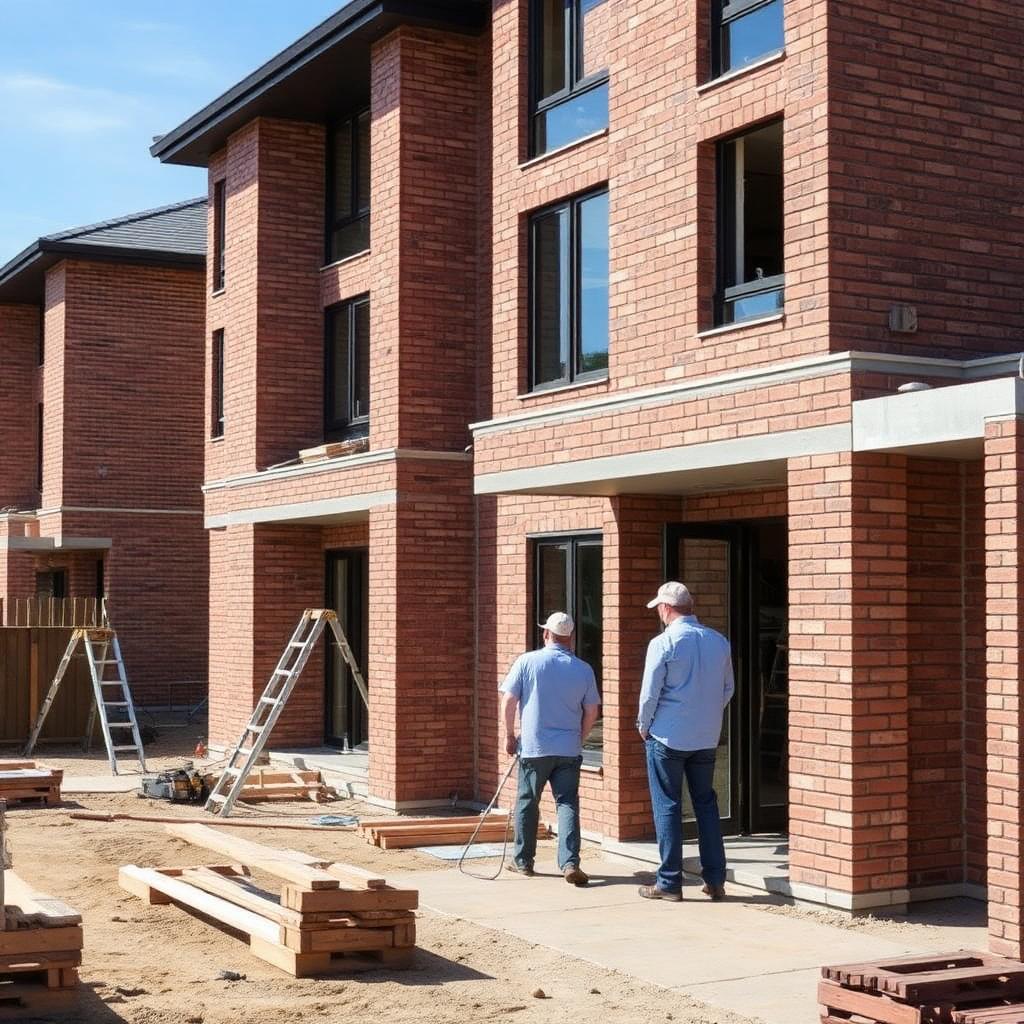 Construção Convencional Inteligente — obra em execução